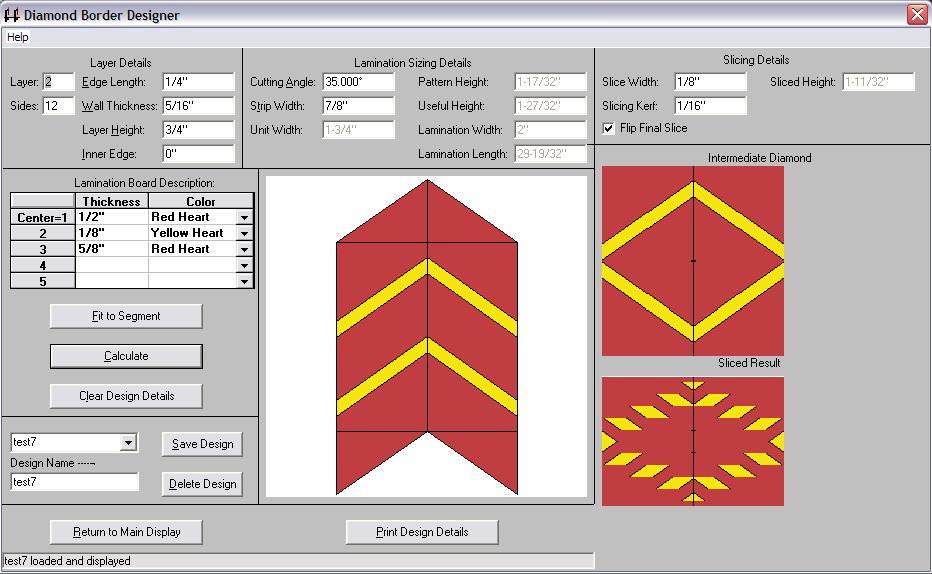 diamond border designer dialog